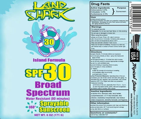 Land Shark SPF 30 packaging