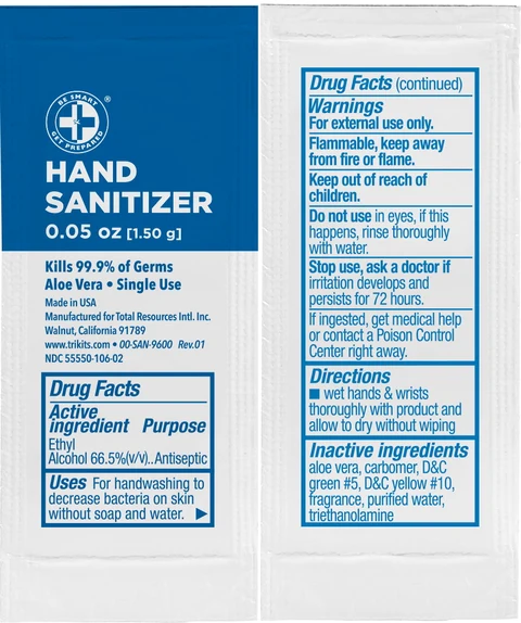 Be Smart Get Prepared Hand Sanitizer 포장