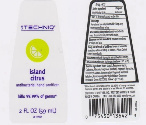 LE TECHNIQANTIBACTERIAL HAND ISLAND CITRUS packaging