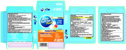 Alka-Seltzer Plus Severe Cold and Flu PowerFast Fizz 포장