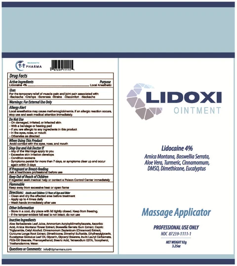 Lidoxi packaging