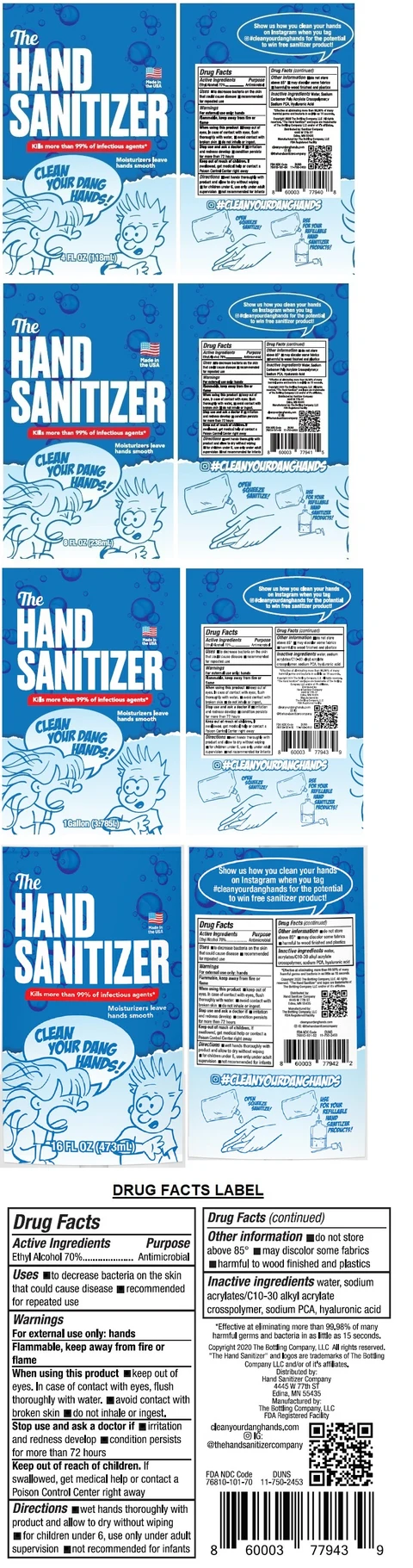 Hand Sanitizer packaging