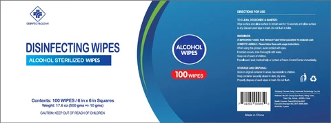 Alcohol sterilized wipes 포장