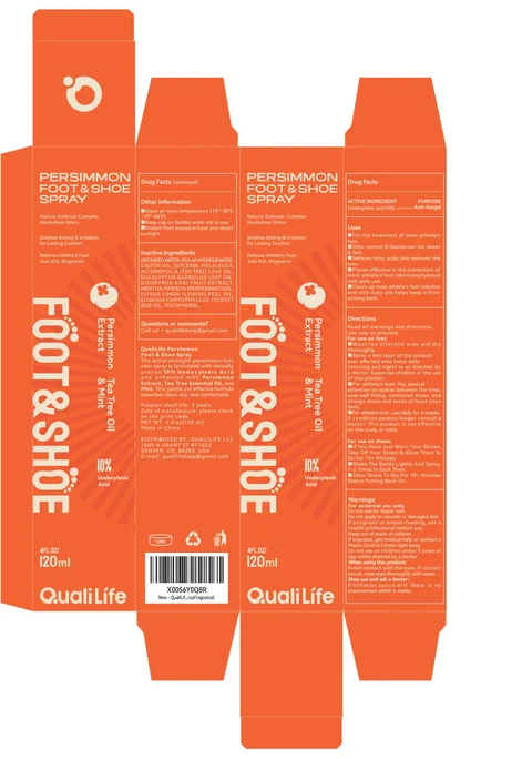 QualiLife persimmon foot and shoe 포장