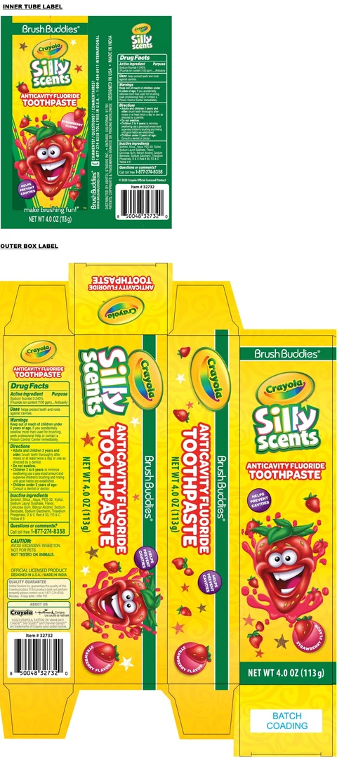 Crayola ANTICAVITY STRAWBERRY FLAVOR 포장