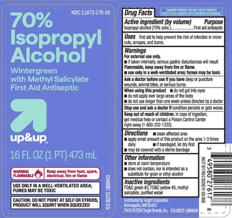 Isopropyl alcohol70 percent Wintergreen 포장