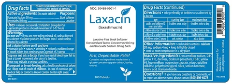 Laxacin packaging
