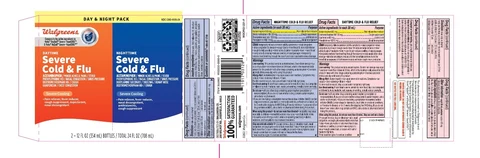 Walgreen Day Time NightTime Cold and Flu Relief 포장