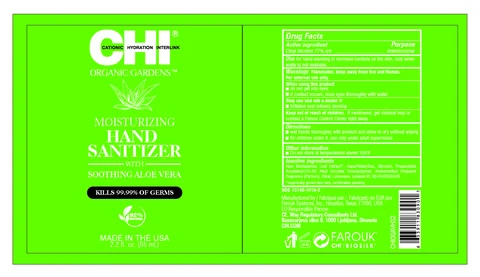 CHI Moisturizing Hand Sanitizer 포장
