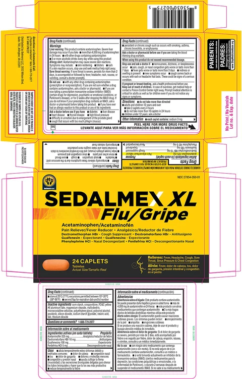 Sedalmex XL Flu 포장