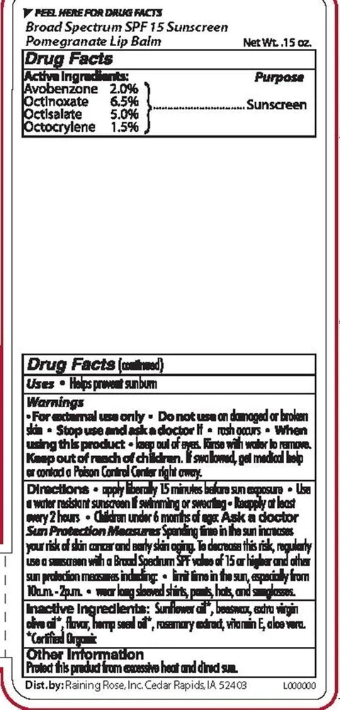 RR Pomegranate LB Label
