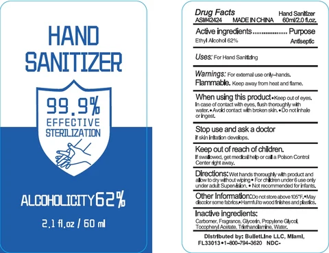 Hand Sanitizer packaging