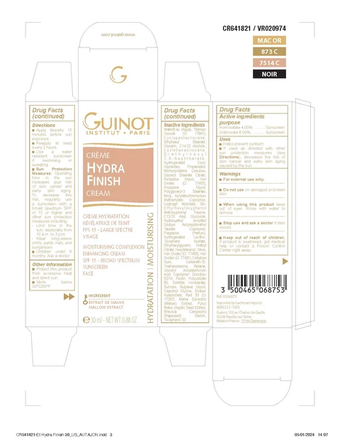 Hydra Finish SPF 15 포장