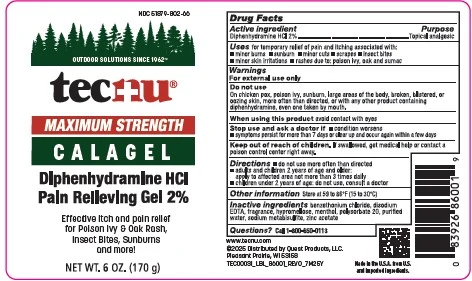 Tecnu Calagel packaging