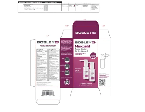 Bosley MD Regular Strength for Women 포장