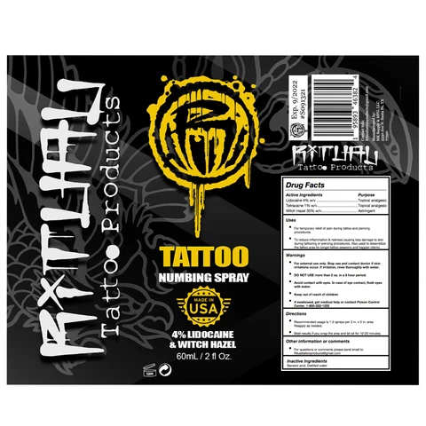 Ritual Tattoo packaging