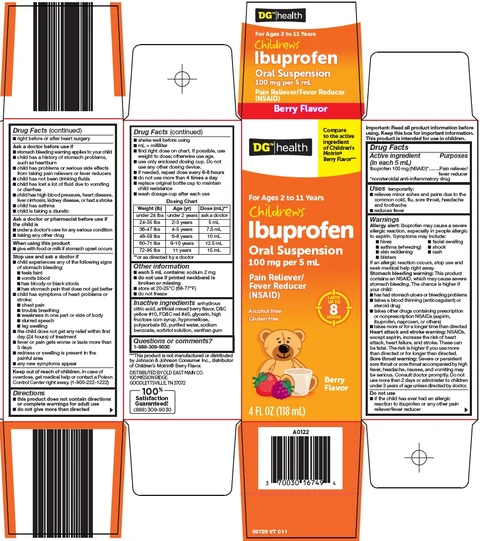 DG Health Ibuprofen 포장