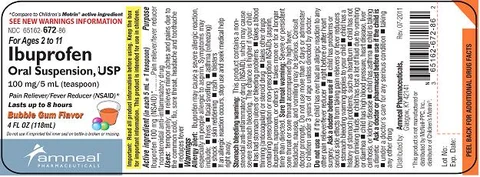 IbuprofenPain Reliever/ Fever Reducer 포장