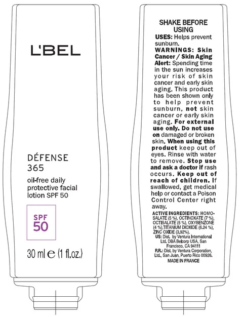 LBEL DEFENSE 365 Daily Protective Facial SPF 50 packaging