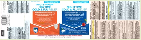 Daytime Nighttime Cold and Flu 포장
