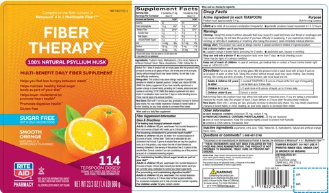 Rite Aid Fiber Therapy packaging