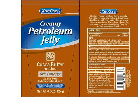 XtraCare Creamy Petroleum Jelly packaging