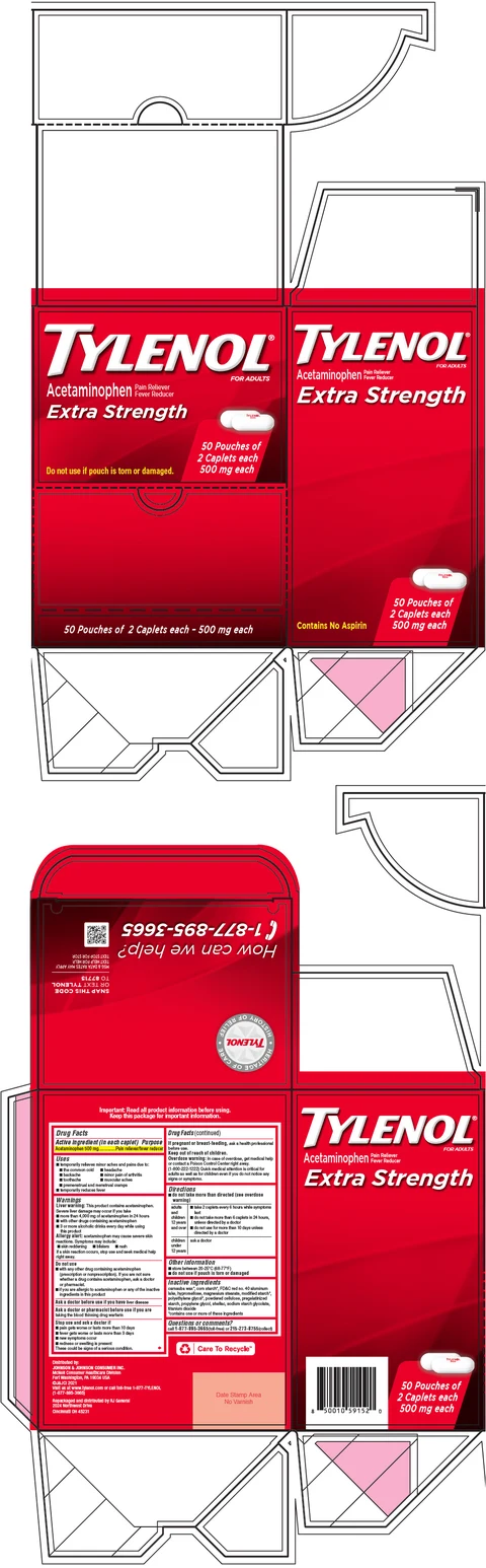 TYLENOL EXTRA STRENGTH 포장