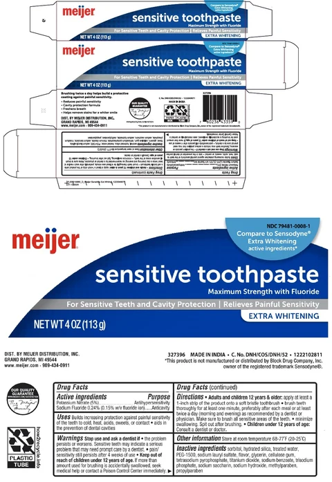 Sensitive Whitening Tooth-paste 포장