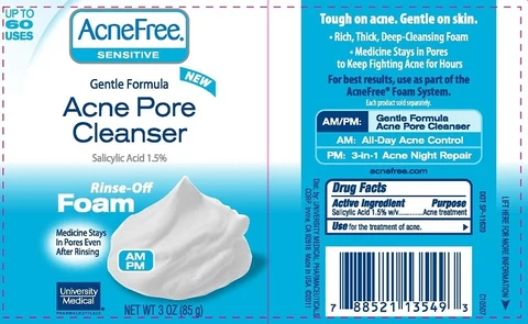 AF Foam Sensitive Acne Pore Cleanser 포장