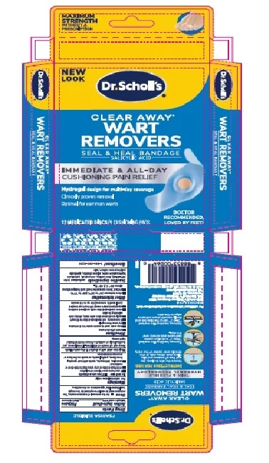 Clear Away Wart Removers packaging