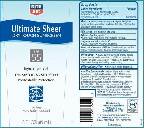 Rite Aid Ultimate Sheer packaging