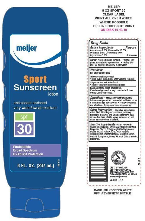 MEIJER Sport SPF 30 포장