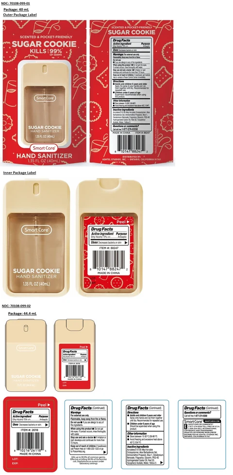 Smart Care SUGAR COOKIE HAND SANITIZER 포장