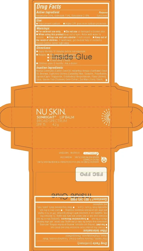 Sunright Lip Balm 포장