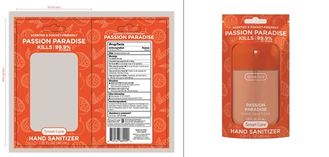 Smart Care Hand Sanitizer Passion Paradise 포장