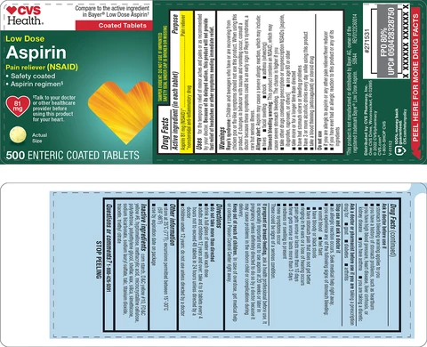 AspirinEnteric Coated 포장