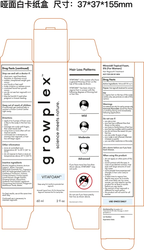 growplex VITAFOAM packaging