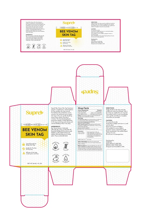SupreH Bee Venom Skin Tag Treatment Liquid 포장