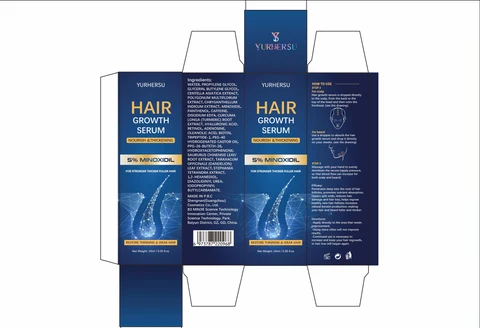 HAIR GROWTH SERUM packaging