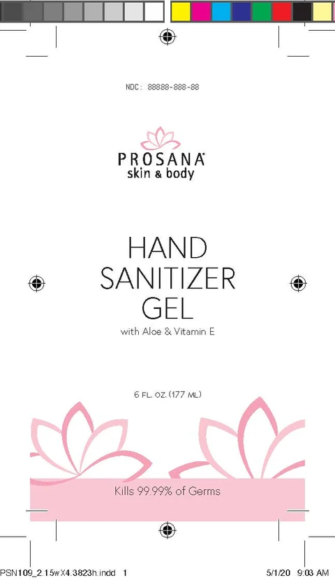 Hand Sanitizer packaging