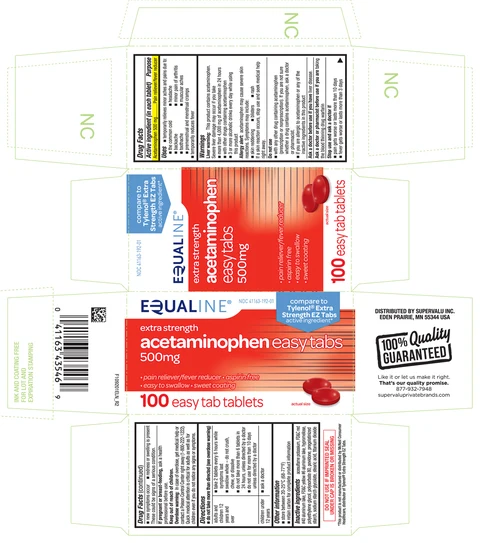 Acetaminophen Easy TabsExtra Strength 포장