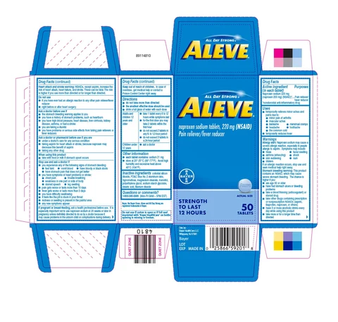 Aleve / AleveEasy Open Arthritis 포장