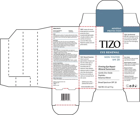 TiZO Eye Renewal SPF 20 (Non-Tinted) packaging