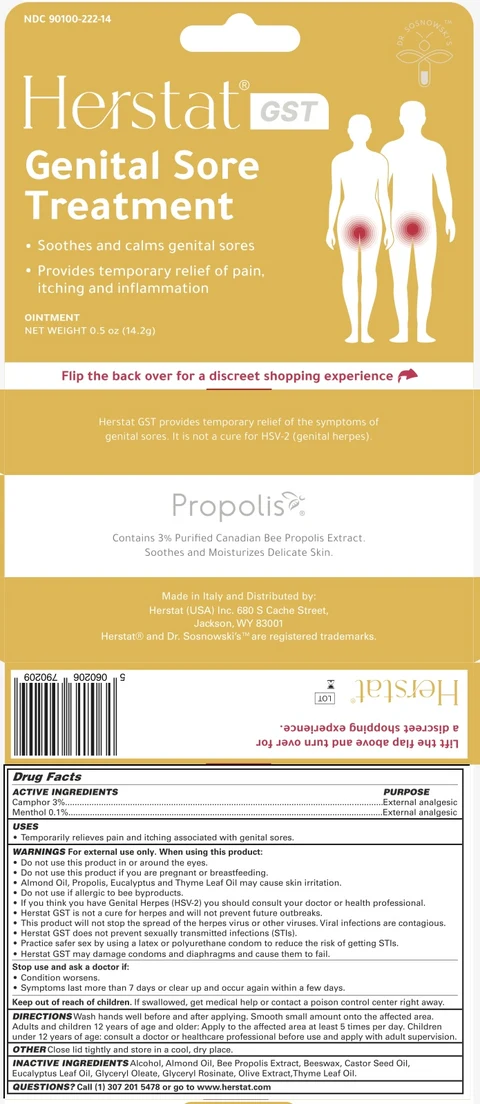 HERSTAT GST Genital Sore Treatment 포장