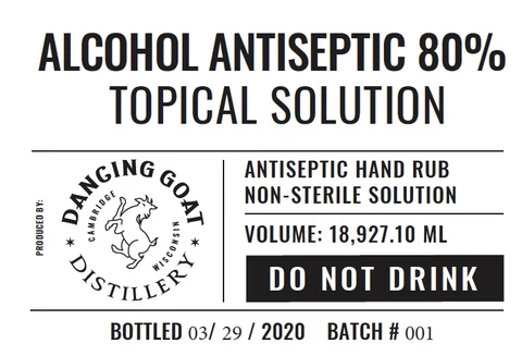 Hand Sanitizer packaging