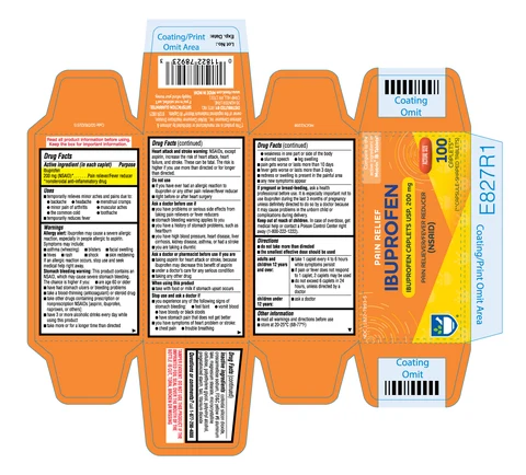 612R-Rite Aid-Ibuprofen 200mg caplet(orange)-carton label-100s