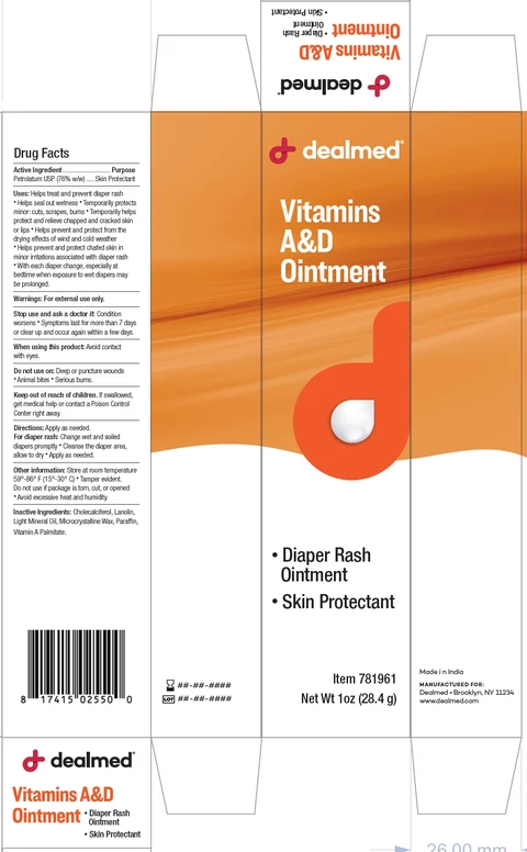 Dealmed Vitamins A and D 포장