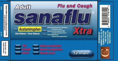 Sanaflu Xtra 포장