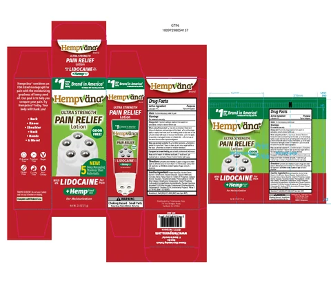 Hempvana Ultra Strength Pain Relief 포장