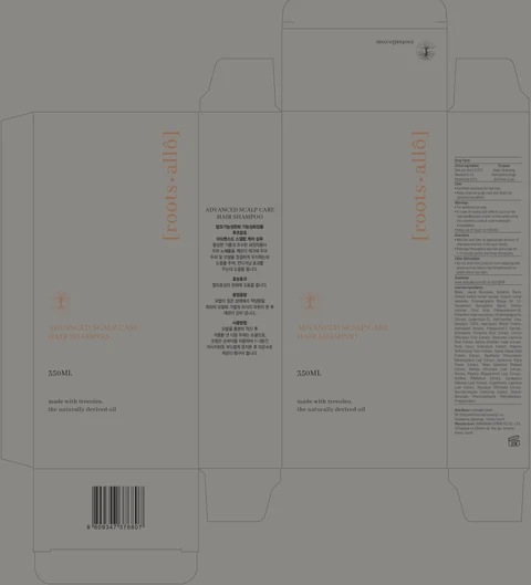 ROOTSALLO ADVANCED SCALP CARE HAIR 포장